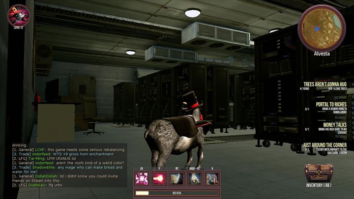 Goat MMO Simulator サーバールーム