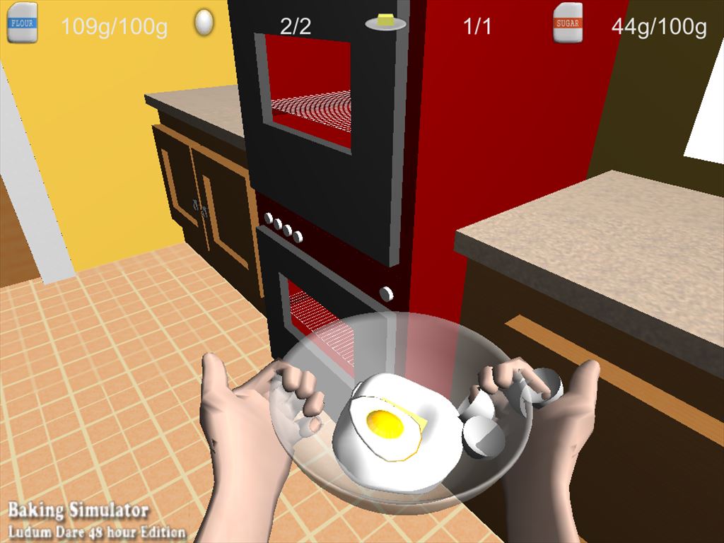 Baking Simulator オーブンに運ぶ緊張の時間