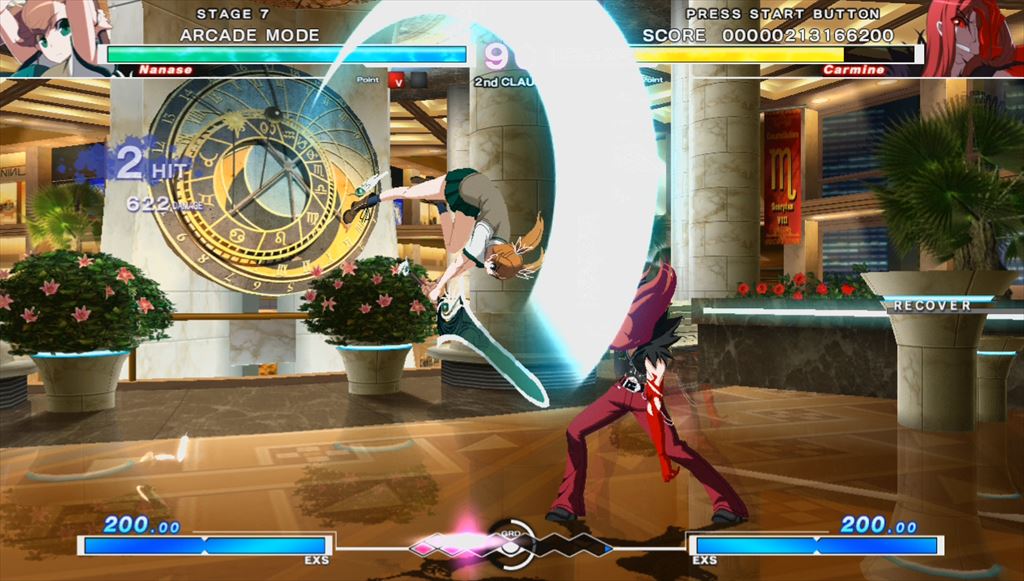 UNDER NIGHT IN-BIRTH Exe:Late　中段はアサルトで